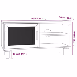 VidaXL 345614 supporto TV e sistema audio - Vista aggiuntiva 8