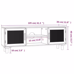 VidaXL 345615 supporto TV e sistema audio - Vista aggiuntiva 8