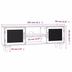 VidaXL 345617 supporto TV e sistema audio - Vista aggiuntiva 8