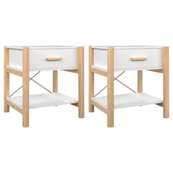 VidaXL 345655 comodino Bianco