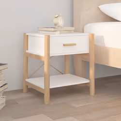 VidaXL 345655 comodino Bianco