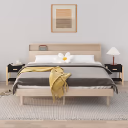 VidaXL 345657 comodino Nero
