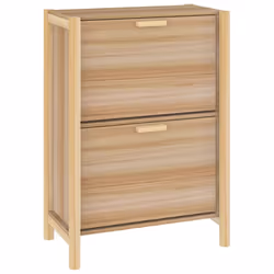 vidaXL Scarpiera 57,5x33x80 cm in Legno Multistrato - Vista aggiuntiva 2