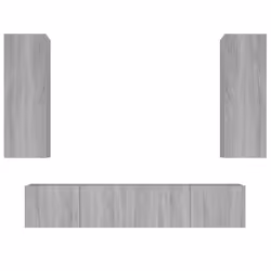 VidaXL 3114212, Grigio, Legno, Legno, 1000 mm, 4 pz