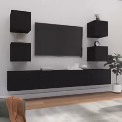 VidaXL 3114263, Nero, Legno, Legno, 1000 mm, 300 mm, 300 mm