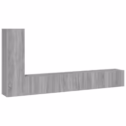 Set Mobili Porta TV 3 pz Grigio Sonoma in Legno Multistratocod mxl 73599 - Vista aggiuntiva 2