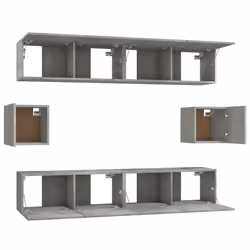 VidaXL 3114361 supporto TV e sistema audio - Vista aggiuntiva 5