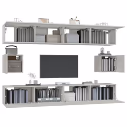 VidaXL 3114369 supporto TV e sistema audio - Vista aggiuntiva 4