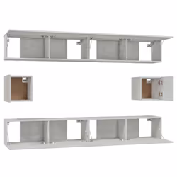 VidaXL 3114369 supporto TV e sistema audio - Vista aggiuntiva 5
