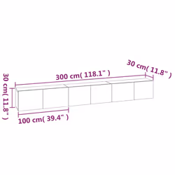 VidaXL 3114484 supporto TV e sistema audio - Vista aggiuntiva 7