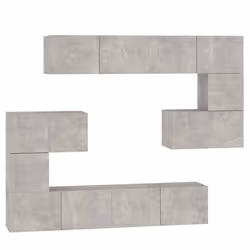 VidaXL 3114585, Grigio, Legno, Legno, 800 mm, 300 mm, 300 mm