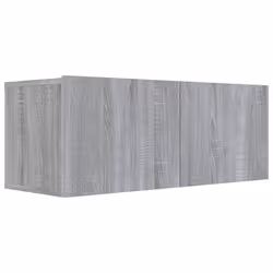 vidaXL Set di Mobili Porta TV 6 pz Grigio Sonoma in Legno Multistrato - Vista aggiuntiva 3