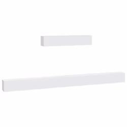 vidaXL Set di Mobili Porta TV 6 pz Bianco in Legno Multistrato - Vista aggiuntiva 2