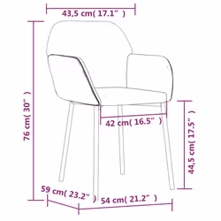 VidaXL 344701 sedia da ristorante e da sala da pranzo - Vista aggiuntiva 8