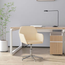 Vidaxl - Sedia da Ufficio Girevole Crema in Tessuto 11057