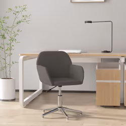 Questa elegante sedia da ufficio girevole è la combinazione perfetta di eleganza e comfort, caratterizzata da un design minim ...