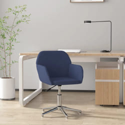 Vidaxl - Sedia da Ufficio Girevole Blu in Tessuto 39640