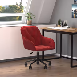 Questa sedia da ufficio girevole alla moda è una combinazione perfetta di eleganza e comfort. È pensata per essere un eccelle ...