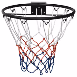 Canestro da Basket Nero 45 cm Acciaiocod mxl 121102 - Vista aggiuntiva 2