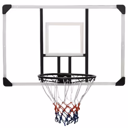 Tabellone Pallacanestro Trasparente 106x69x3 cm Policarbonatocod mxl 79070 - Vista aggiuntiva 2