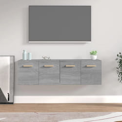 Vidaxl - 2 pz Mobili Parete, Mobili tv Parete Grigio Sonoma 60x36, 5x35cm Legno Multistrato