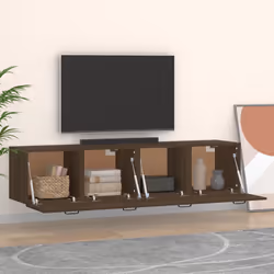 vidaXL Mobili Parete 2 pz Rovere Marrone 60x36,5x35 cm in Multistrato - Vista aggiuntiva 3