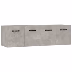 vidaXL Mobili Parete 2 pz Grigio Cemento 80x35x36,5 cm in Multistrato - Vista aggiuntiva 2