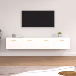 Questi comodi mobili a parete possono essere fissati facilmente al muro, il che li rende un'aggiunta pratica e decorativa al ...