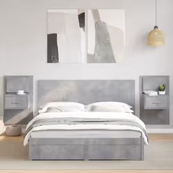 VidaXL 3115703 testiera e pedana Grigio - Vista aggiuntiva 2