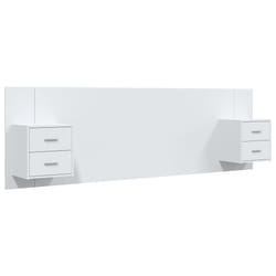 VidaXL 3115708 testiera e pedana Bianco