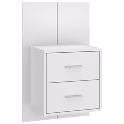 VidaXL 3115708 testiera e pedana Bianco - Vista aggiuntiva 4