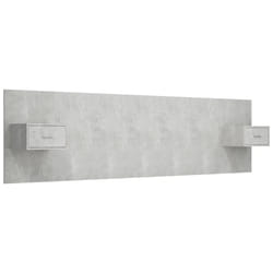 VidaXL 3115727 testiera e pedana Grigio