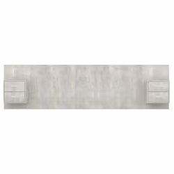 VidaXL 3115735 testiera e pedana Grigio - Vista aggiuntiva 4