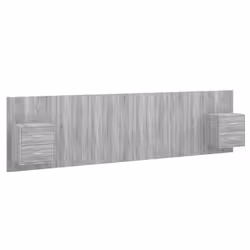 vidaXL Testiera Letto con Armadietti Legno Multistrato Grigio Sonoma - Vista aggiuntiva 2