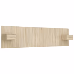 vidaXL Testiera Letto con Comodini in Legno Multistrato Rovere Sonoma - Vista aggiuntiva 2