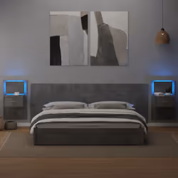 VidaXL 3115751 testiera e pedana Grigio - Vista aggiuntiva 4