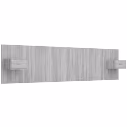 vidaXL Testiera Letto con Comodini in Legno Multistrato Grigio Sonoma - Vista aggiuntiva 2