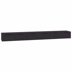 VidaXL 3115901, Legno, Nero, 1020 mm, 300 mm, 200 mm, 2 pz