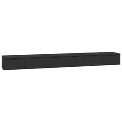 VidaXL 3115901 scaffale Legno Nero