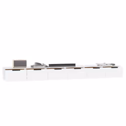 VidaXL 3115904 scaffale Legno Bianco
