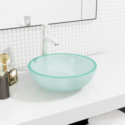 Vidaxl - Lavandino in Vetro Temperato 35x12 cm design moderno vari colori disponibili colore: crema