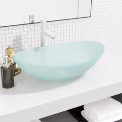 Questo lavandino in vetro temperato sarà un complemento elegante a qualsiasi bagno, toeletta o lavatoio. Materiale resistente ...