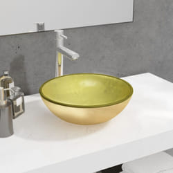 Vidaxl - Lavandino in Vetro Temperato 35x12 cm design moderno vari colori disponibili colore: Oro