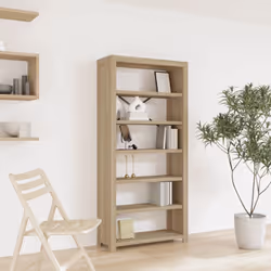 Questa libreria in legno fornisce la soluzione ideale per riporre i vostri libri in ordine, e aggiunge un tocco di fascino ru ...