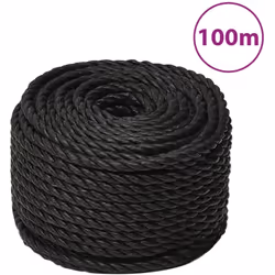 Questa corda da lavoro intrecciata è ideale per un utilizzo generico in casa, giardino e officina. Materiale durevole: La cor ...