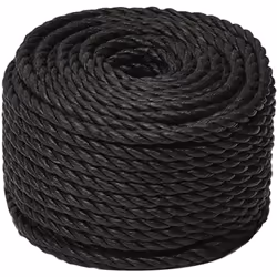 Questa corda da lavoro intrecciata è ideale per un utilizzo generico in casa, giardino e officina. Materiale durevole: La cor ...