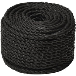 Corda da Lavoro Nera 24 mm 50 m in Polipropilene Vidaxl 917139