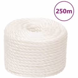 Questa corda da lavoro intrecciata è ideale per un utilizzo generico in casa, giardino e officina. Materiale durevole: La cor ...