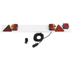 Vidaxl - Luce Rimorchio Rosso 115x7x14 cm 12V Lampadina Classica