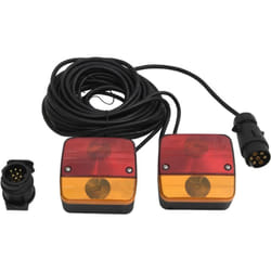 Vidaxl - Luci Rimorchio 2 pz Rosso 10,5x5x9,5 cm 12V Lampadina Classica